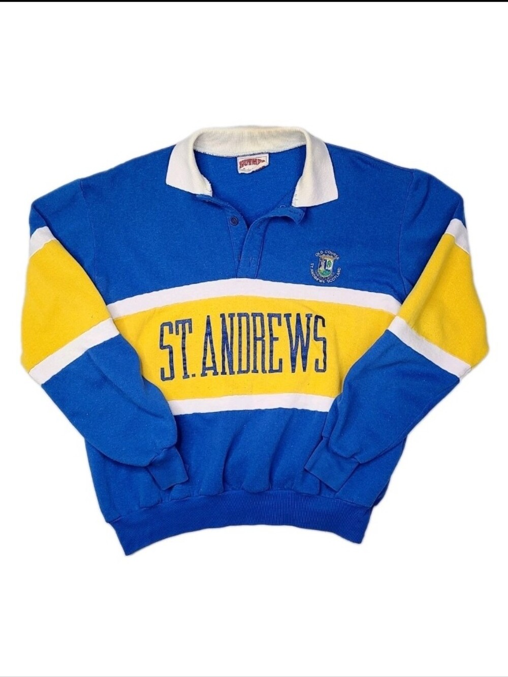 Vtg 80s 90s St. Andrews The Old Course Golf Ruby Sweatshirt NUTMEG XL USA Made